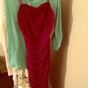 Red fashion nova dress